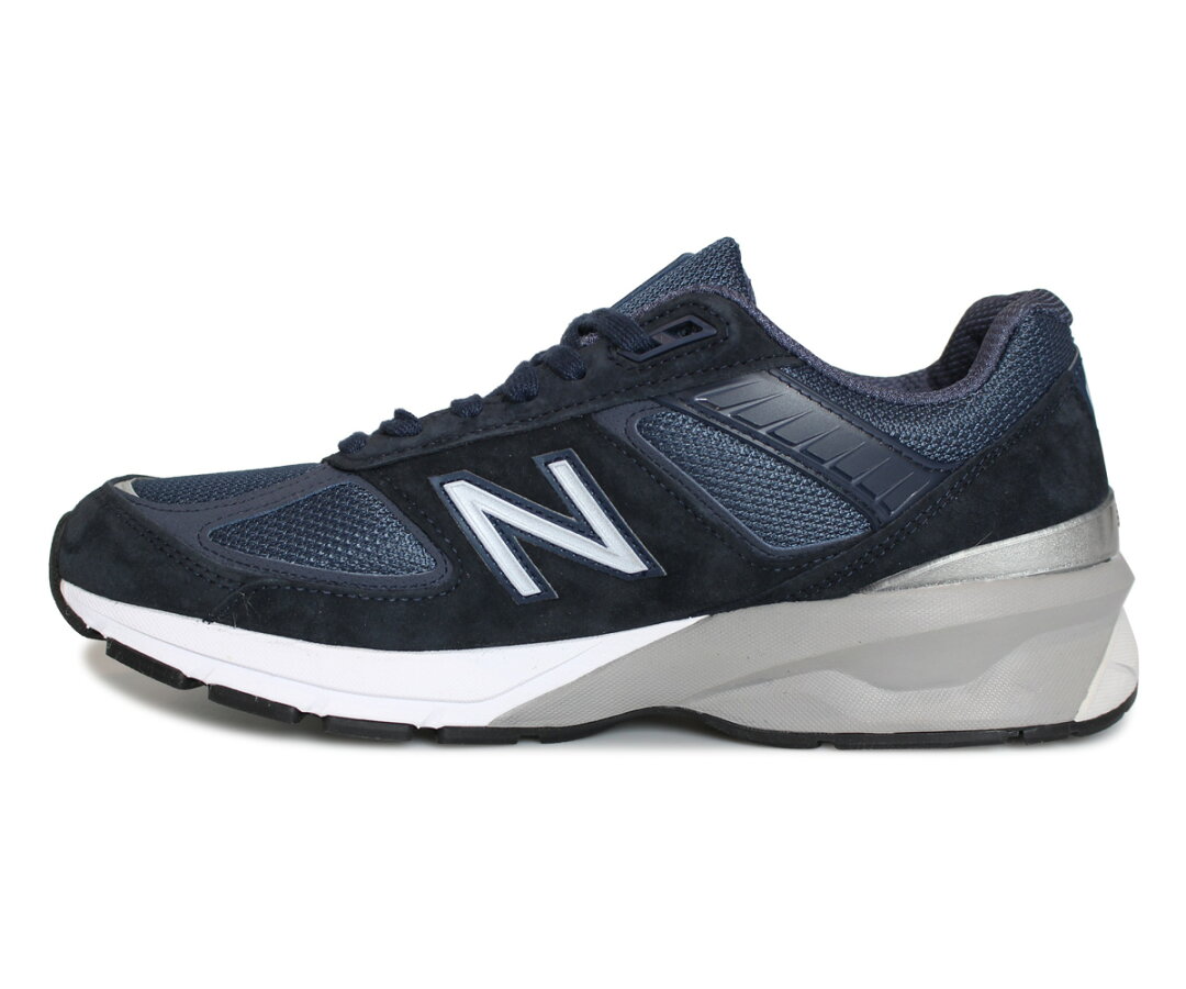 ニューバランス new balance 990 V5 スニーカー メンズ Dワイズ MADE IN USA ネイビー M990NV5 - メイン画像 3