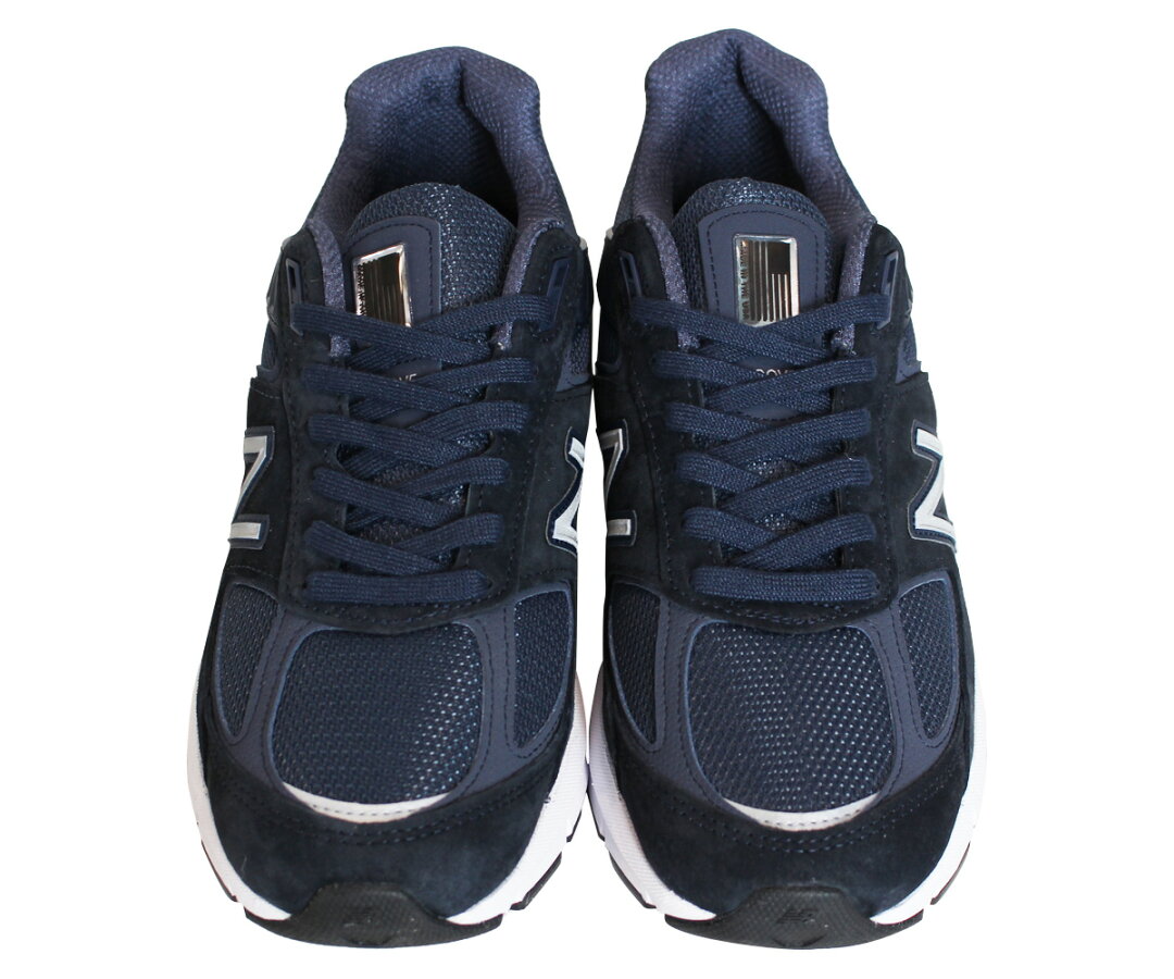 ニューバランス new balance 990 V5 スニーカー メンズ Dワイズ MADE IN USA ネイビー M990NV5 - メイン画像 4