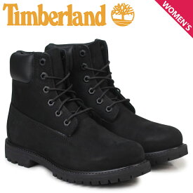 【 最大1000円OFFクーポン 】 ティンバーランド Timberland ブーツ 6インチ レディース WOMENS 6INCH PREMIUM WATERPROOF BOOTS 8658A Wワイズ プレミアム 防水 ブラック