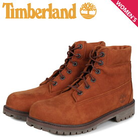 ティンバーランド Timberland ブーツ レディース 6インチ プレミアム JUNIOR 6INCH PREMIUM WATERPROOF BOOT ブラウン A2BKM