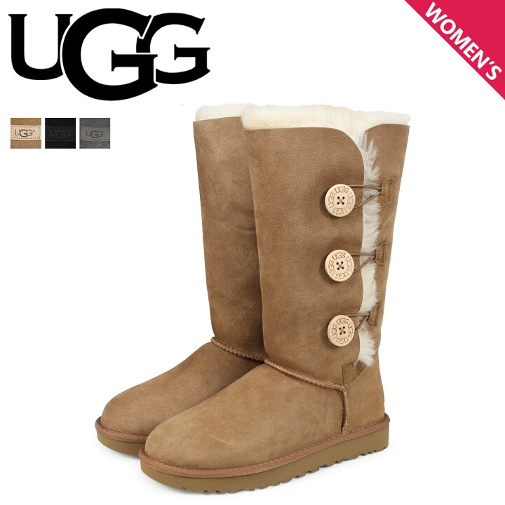 楽天市場】UGG アグ ムートンブーツ ベイリーボタン 2 レディース 