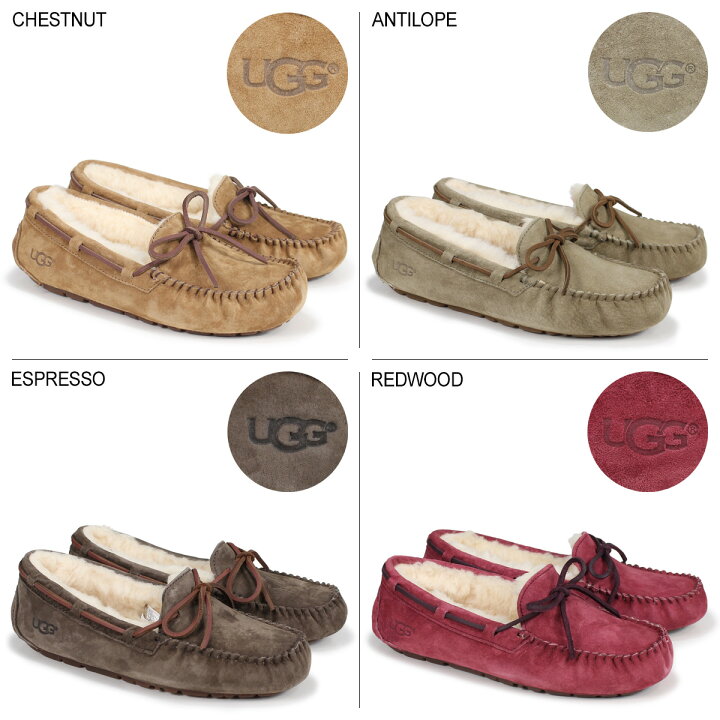 楽天市場】UGG アグ モカシン ダコタ ムートン シューズ レディース 