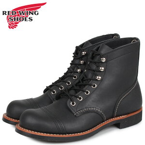 【最大2000円OFFクーポン】 レッドウィング RED WING アイアン レンジ 6インチ ブーツ メンズ Dワイズ アイアンレンジャー 6INCH IRON RANGER ブラック 黒 8084