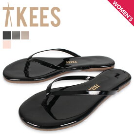 【最大1000円OFFクーポン発行中 01/16 11:59まで！】 Tkees ティキーズ サンダル ビーチサンダル グロス レディース GLOS ブラック グレー ベージュ ピンク 黒