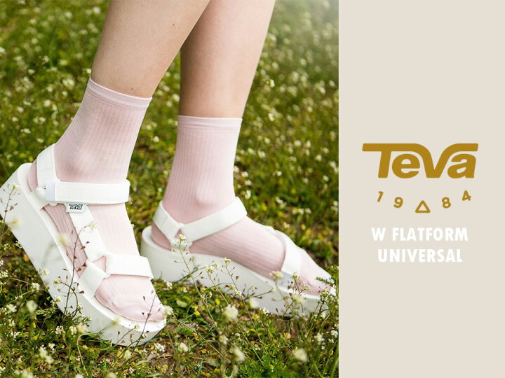 楽天市場 Teva テバ サンダル レディース 厚底 フラットフォーム ユニバーサル W Flatform Universal スポーツサンダル ビーチ サンダル ブラック ホワイト ブラウン 黒 白 スニークオンラインショップ