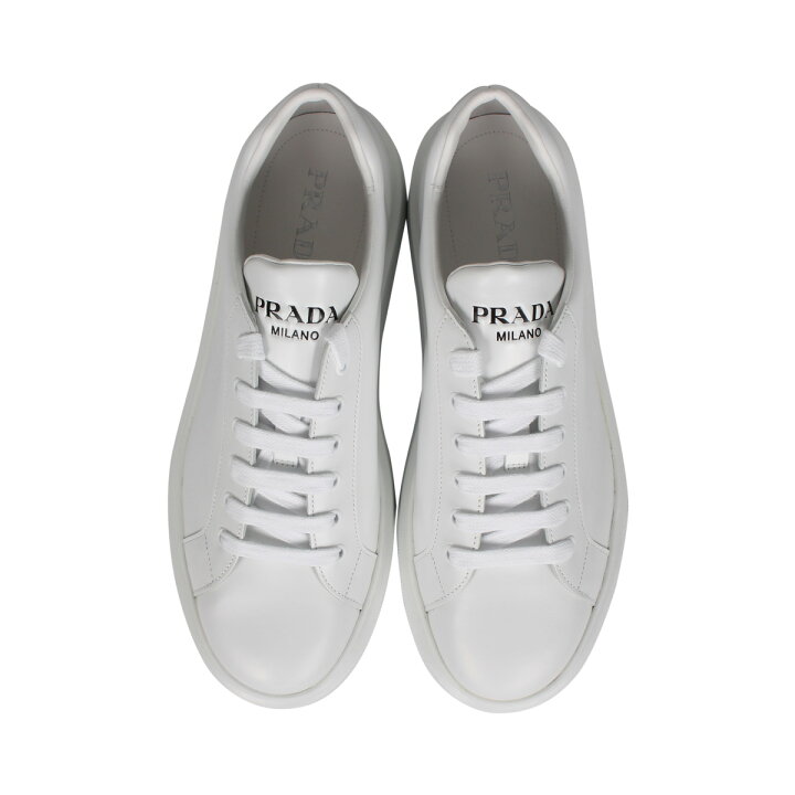 楽天市場 プラダ Prada スニーカー メンズ New Sneaker Fondo Cassetta ホワイト 白 4e34 スニークオンラインショップ