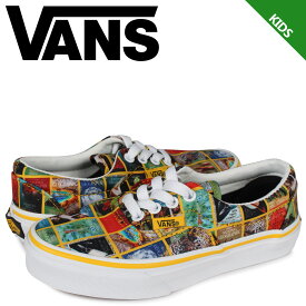 【クーポンで最大1000円OFF！3/29 10:59まで】 VANS ヴァンズ ERA スニーカー キッズ バンズ エラ ナショナルジオグラフィック コラボ マルチ VN0A38H8WJZ