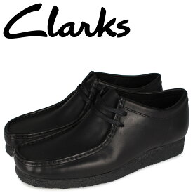 【クーポンで最大1000円OFF！5/1 10:59まで】 クラークス Clarks ワラビー ブーツ メンズ WALLABEE BOOT ブラック 黒 26155514