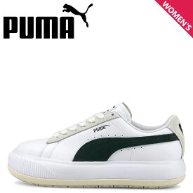 【クーポンで最大1000円OFF！5/1 10:59まで】 PUMA プーマ スウェード マユ ミックス スニーカー レディース 厚底 スエード WMNS SUEDE MAYU MIX ホワイト 白 38258101