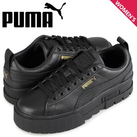 PUMA プーマ スニーカー レディース 厚底 メイズ クラシック WMNS MAYZE CLASSIC ブラック 黒 384209-02