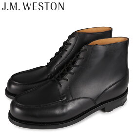 ジェイエムウェストン J.M.WESTON ブーツ ダービー ゴルフ ハイトップ メンズ 本革 GOLF HIGH TOP DERBY 321 Dワイズ ブラック 黒 1138FLZ3212A