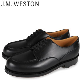 ジェイエムウェストン J.M.WESTON シューズ ダービー ビジネスシューズ ゴルフ メンズ 本革 GOLF DERBY 641 Dワイズ ブラック 黒 11311016412A