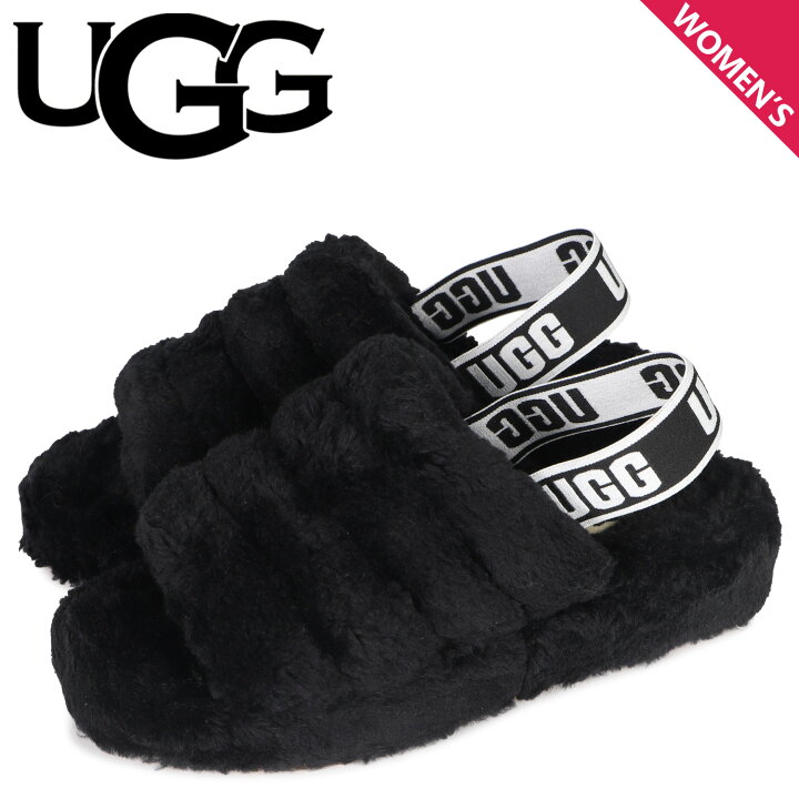 楽天市場】UGG アグ サンダル ストラップサンダル フラッフ 