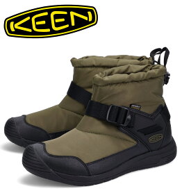 KEEN キーン ブーツ ウィンターブーツ フッドロメオ ウォータープルーフ メンズ 防水 HOOD ROMEO WP ダーク オリーブ 1025475