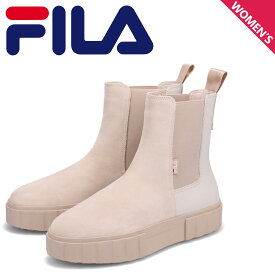 FILA フィラ サイドゴアブーツ サンドブラスト チェルシー レディース SAND BLAST CHELSEA ベージュ WFW22054-101