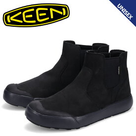 KEEN キーン ブーツ チェルシーブーツ スニーカーブーツ エレナ チェルシー ウォータープルーフ メンズ レディース 防水 ELENA CHELSEA WP ブラック 黒 1026827