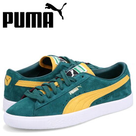 【クーポンで最大1000円OFF！5/1 10:59まで】 PUMA プーマ スウェード ヴィンテージ チームス スニーカー メンズ スエード SUEDE VINTAGE TEAMS グリーン 386581