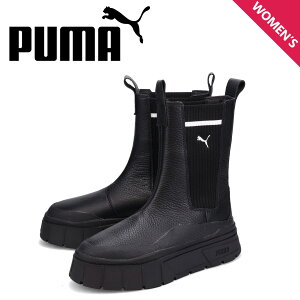 y ő1000~OFFN[|zz z PUMA v[} `FV[u[c TChSAu[c CY X^bN JWA fB[X  WNS MAIZE STACK CHELSEA CASUAL BOOTS ubN  386742-02
