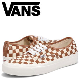 VANS ヴァンズ オーセンティック スニーカー メンズ バンズ AUTHENTIC 44 DX ブラウン VN0005U8GWT