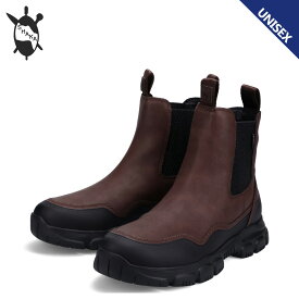 【最大1000円OFFクーポン発行中 11/17 09:59まで！】 SHAKA シャカ ブーツ サイドゴア テック チェルシー メンズ レディース 撥水 TREK CHELSEA AT ダーク ブラウン 433201