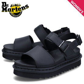 【クーポンで最大1000円OFF！5/1 10:59まで】 ドクターマーチン Dr.Martens サンダル ストラップサンダル レディース VOSS STRAP SANDALS ブラック 黒 23802001