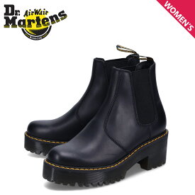 ドクターマーチン Dr.Martens チェルシー ブーツ サイドゴア ヒール レディース 厚底 ROMETTY PLATFORM CHELSEA BOOTS ブラック 黒 23917001