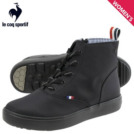 ルコック スポルティフ le coq sportif スニーカー レインシューズ テルナ3 MID R レディース 厚底 TELUNA 3 MID R QL3VJD30BK