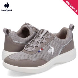 【クーポンで最大1000円OFF！5/1 10:59まで】 ルコック スポルティフ le coq sportif スニーカー ラ ローヌ レディース LA RHONE グレー QL3VJC05GY