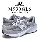 ニューバランス new balance 990 V6 スニーカー メンズ Dワイズ MADE IN USA グレー M990GL6