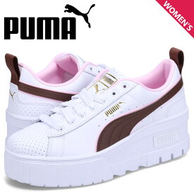 PUMA プーマ スニーカー メイズ ウェッジ プレッピー ウィメンズ レディース 厚底 MAYZE WEDGE PREPPY WNS ホワイト 白 389866-02