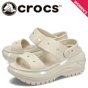 クロックス crocs サンダル クラシック メガ クラッシュ レディース 厚底 CLASSIC MEGA CRUSH SANDAL ベージュ 207989-2Y2