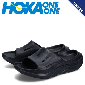 【クーポンで最大1000円OFF！5/1 10:59まで】 ホカオネオネ HOKA ONE ONE サンダル リカバリーサンダル オラ リカバリー スライド 3 メンズ レディース 厚底 ORA RECOVERY SLIDE 3 ブラック 黒 1135061-BBLC