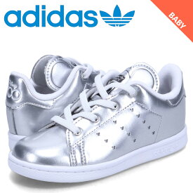アディダス オリジナルス adidas Originals スタンスミス EL スニーカー ベビー キッズ ディズニー コラボ Disney Mickey STAN SMITH EL シルバー ID7186