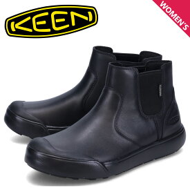 【クーポンで最大1000円OFF！5/1 10:59まで】 KEEN キーン サイドゴアブーツ チェルシー エレナ レディース ウォータープルーフ 防水 ELENA CHELSEA WP ブラック 黒 1027864