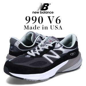 yő1000~OFFN[|s 11/17 09:59܂ŁIz j[oX new balance 990 V6 Xj[J[ Y DCY MADE IN USA ubN  M990BK6