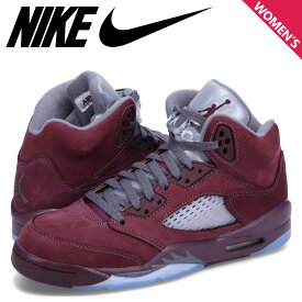 【最大1000円OFFクーポン発行中 12/11 11:59まで！】 NIKE AIR JORDAN 5 RETRO SE GS ナイキ エアジョーダン5 レトロ スニーカー レディース バーガンディー FN4233-600