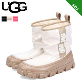 UGG アグ ブーツ レインブーツ 長靴 クラシック ブレラ ミニ キッズ 厚底 CLASSIC BRELLAH MINI ブラック ベージュ ピンク 黒 1143697K