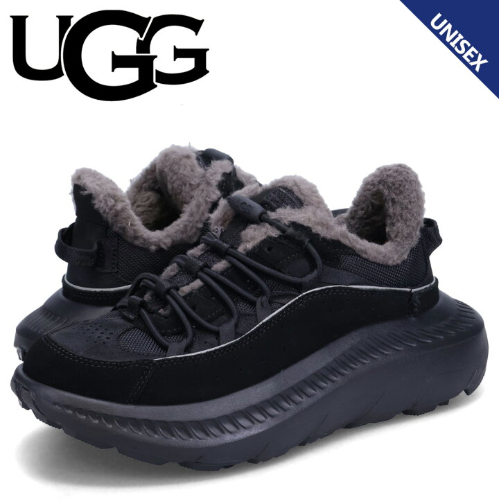 UGG 厚底スニーカー ブラック/グレー/レッド CA805 V2 REMIX