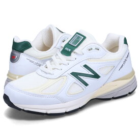 ニューバランス new balance 990 スニーカー メンズ Dワイズ MADE IN USA ホワイト 白 U990TC4