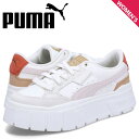 【 最大1000円OFFクーポン 】 PUMA プーマ スニーカー メイズ スタック リュクス レディース 厚底 MAYZE STACK LUXE WNS オフ ホワイト 389853-08