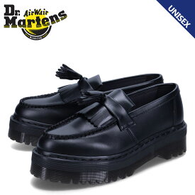 ドクターマーチン Dr.Martens タッセルローファー ビーガン エイドリアン フェリックス プラットフォーム メンズ レディース 厚底 VEGAN ADRIAN FELIX PLATFORM TASSEL LOAFERS ブラック 黒 30648001