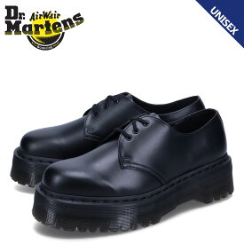 【クーポンで最大1000円OFF！5/1 10:59まで】 ドクターマーチン Dr.Martens 1461 3ホール シューズ ビーガン モノ フェリックス プラットフォーム メンズ レディース 厚底 VEGAN 1461 MONO FELIX PLATFORM SHOES ブラック 黒 30651001