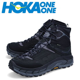 【クーポンで最大1000円OFF！3/29 10:59まで】 ホカオネオネ HOKA ONE ONE スニーカー ブーツ トー ウルトラ ハイ メンズ TOR ULTRA HI ブラック 黒 1129958