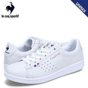 【最大1000円OFFクーポン発行中 10/31 9:59まで!】 ルコック スポルティフ le coq sportif スニーカー ラ ローラン ECCOレザー レイン メンズ レディース 防水 軽量 LA ROLAND ECL R ホワイト 白 QL1XJC20WH