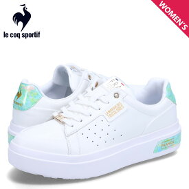 【クーポンで最大1000円OFF！5/1 10:59まで】 ルコック スポルティフ le coq sportif スニーカー LA セーヴル PF レディース 厚底 防水 軽量 LA SEVRES PF ホワイト 白 QL3XJC07WO