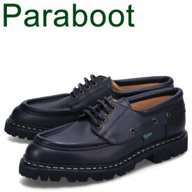 【クーポンで最大1000円OFF！5/1 10:59まで】 パラブーツ PARABOOT シメイ モカシン デッキシューズ メンズ 本革 CHIMEY ブラック 黒 200817