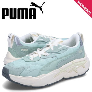【最大1000円OFFクーポン発行中 10/31 9:59まで!】 PUMA プーマ スニーカー ウィメンズ スピナ ニトロ トーナル レディース 厚底 SPINA NITRO TONAL WNS ライト ブルー 393782-03