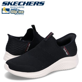 スケッチャーズ SKECHERS スリップインズ ハンズフリー ウルトラフレックス 3.0 スニーカー スリッポン メンズ HANDS FREE SLIP ULTRA FLEX 3.0 SMOOTH STEP ブラック 黒 232450