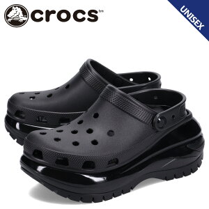 yő1000~OFFN[|s 11/17 09:59܂ŁIz NbNX crocs T_ NbOT_ K NbV Y fB[X  MEGA CRUSH CLOG ubN  207988