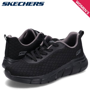 yő1000~OFFN[|s 11/27 09:59܂ŁIz XPb`[Y SKECHERS Xj[J[ {uX r[ tbNX NCbN s{bg fB[X BOBS B FLEX QUICK PIVOT ubN  117328